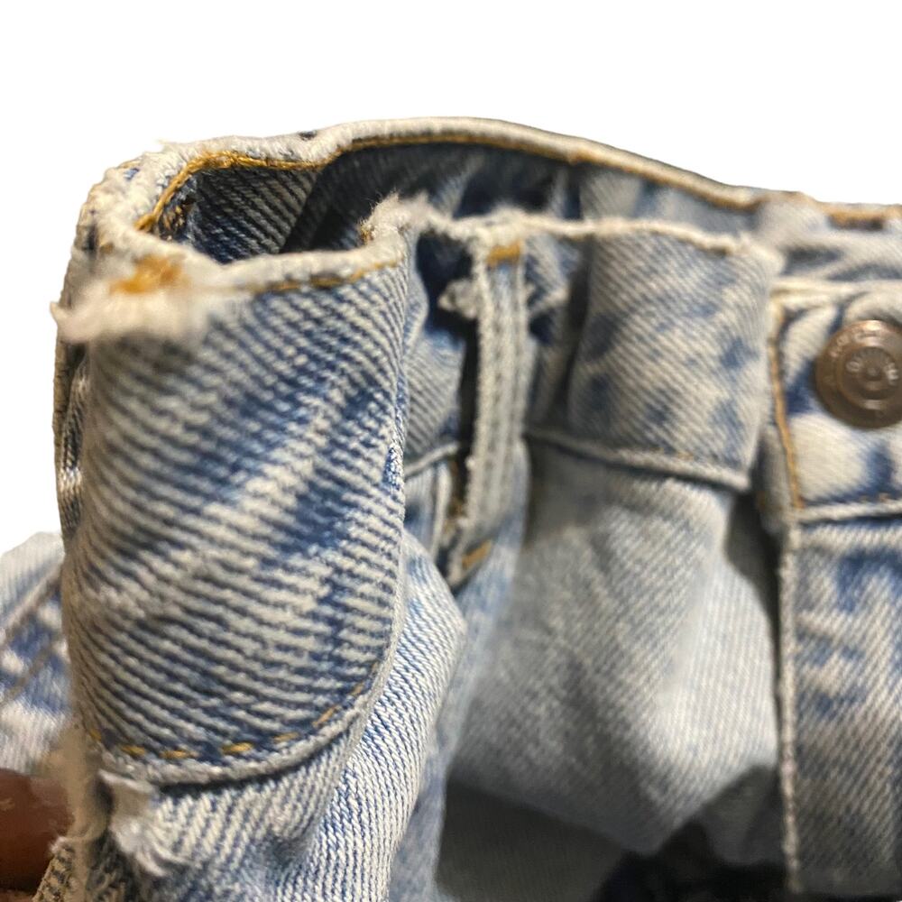 Vintage Gitano High Rise Tapered Leg Light Wash Jeans 30" waist - Picture 6 of 9